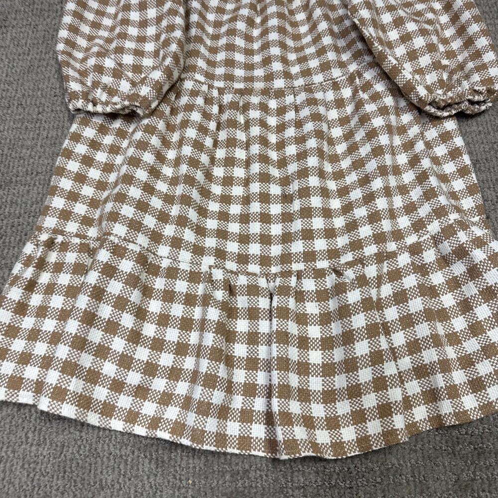 By The River Dress Beige White 3/4 Sleeve Women’s Size Large - Picture 6 of 11